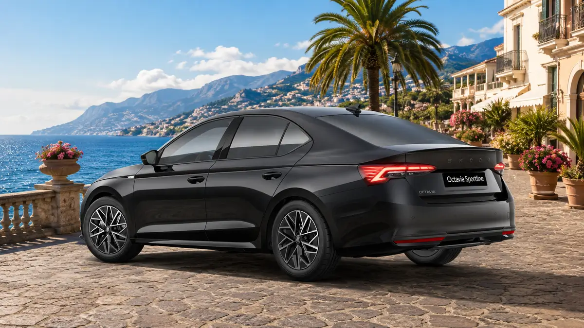 Škoda Octavia Sportline – na prenájom v Trnave - zozadu